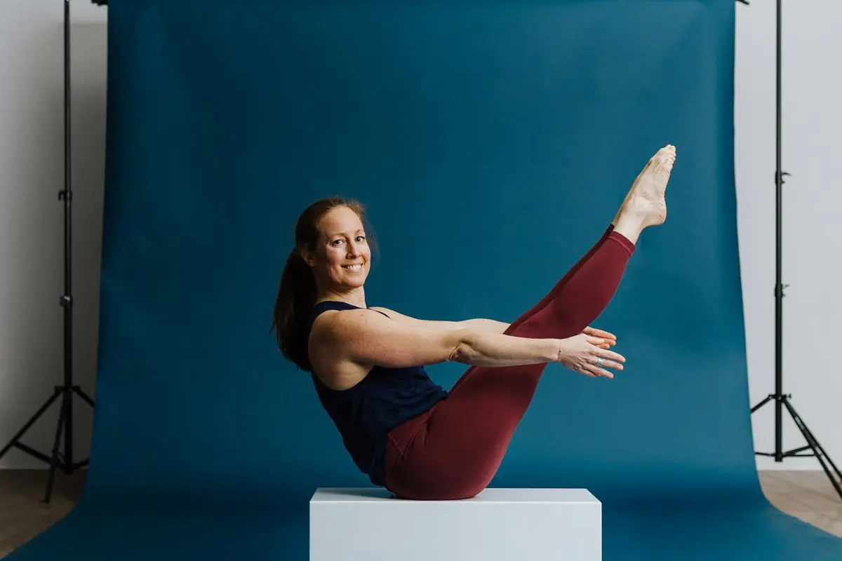 Pilates Übung im Movement Loft Linz